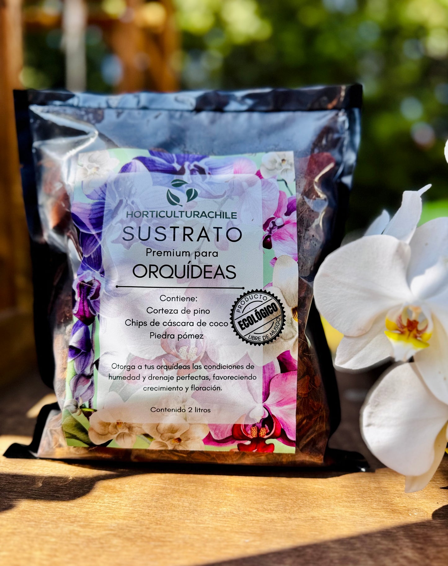 Sustrato Premium para Orquídeas 2L – Horticulturachile