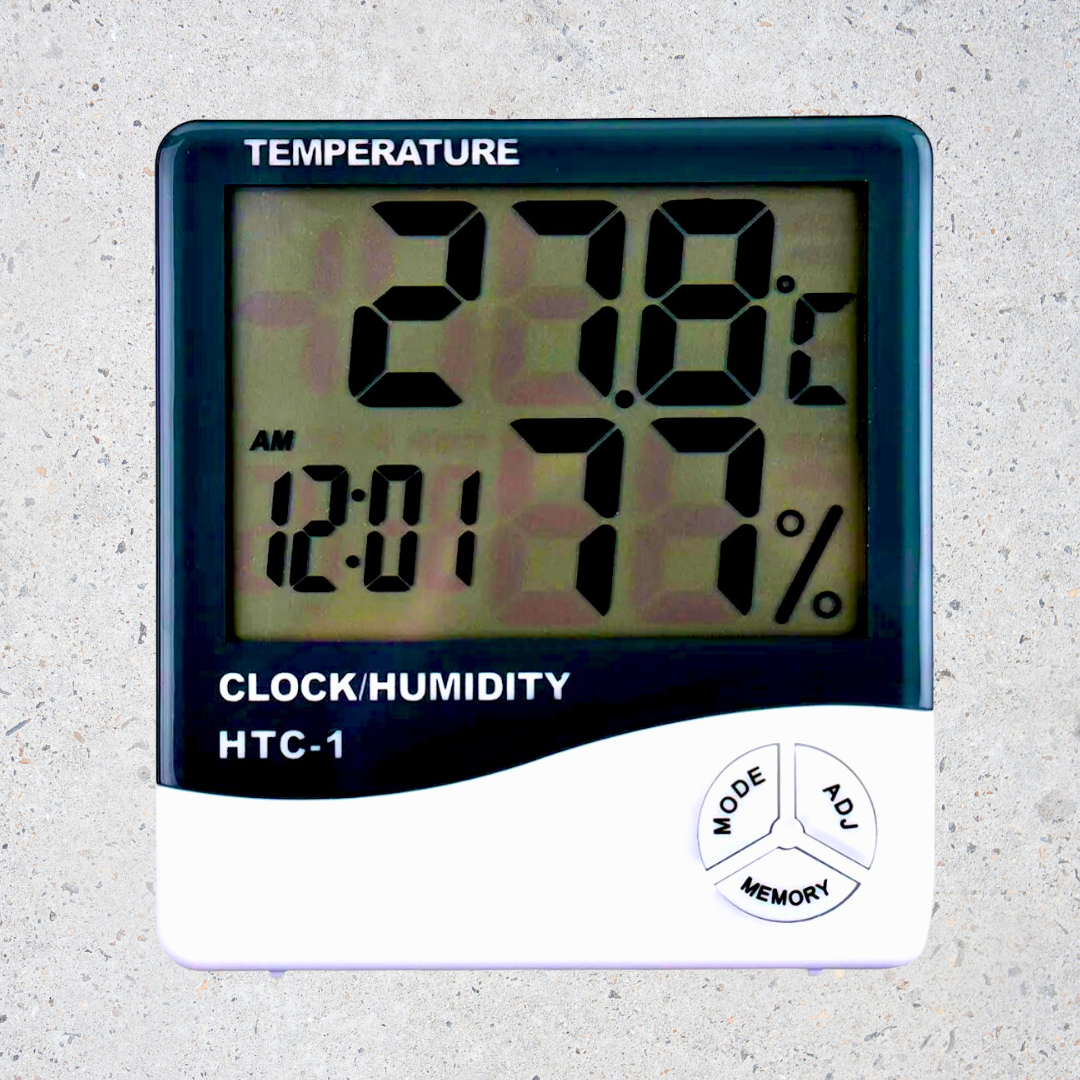 Medidor de temperatura y humedad digital - Termohigrómetro