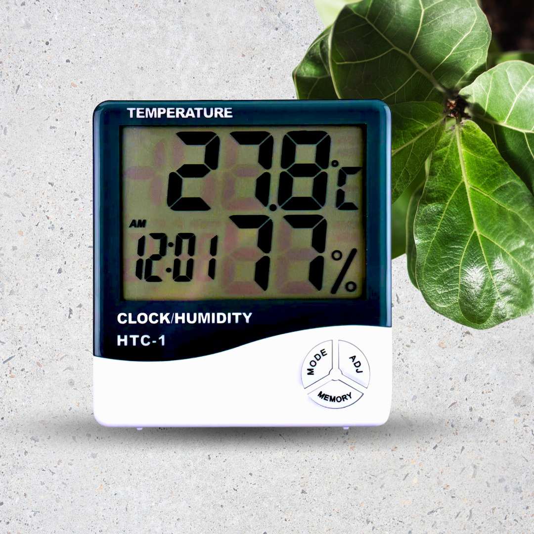 Medidor de temperatura y humedad digital Termohigrómetro