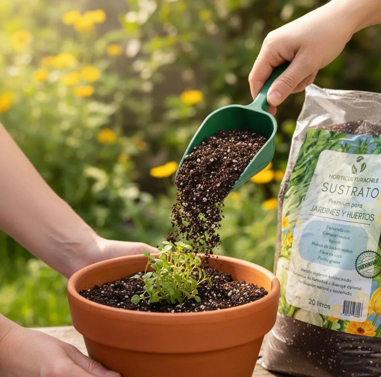Sustrato Premium Huertos y Jardines – 20 y 40 L