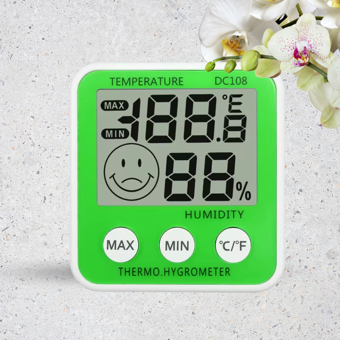 Medidor de temperatura y humedad digital varios colores - Termohigrómetro