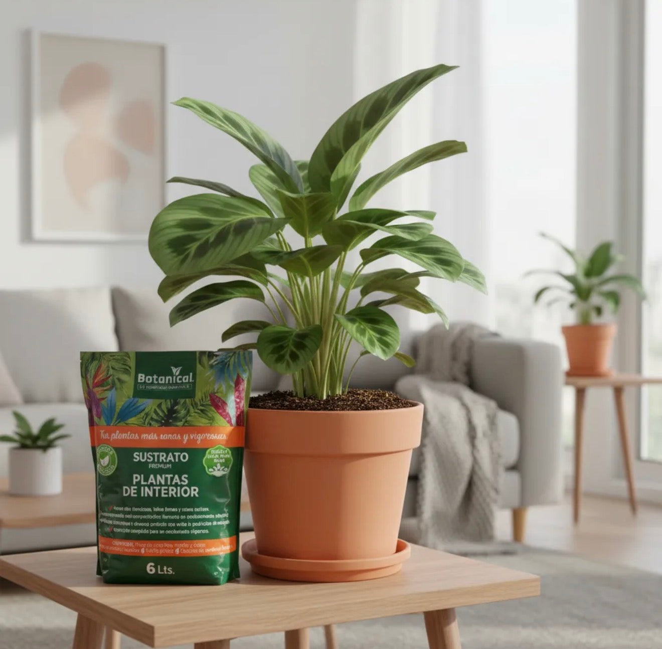 Sustrato Premium para Plantas de Interior | Aireación y Drenaje Profesional