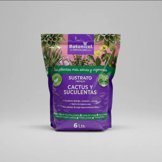 Sustrato Premium Cactus y Suculentas - máximo drenaje