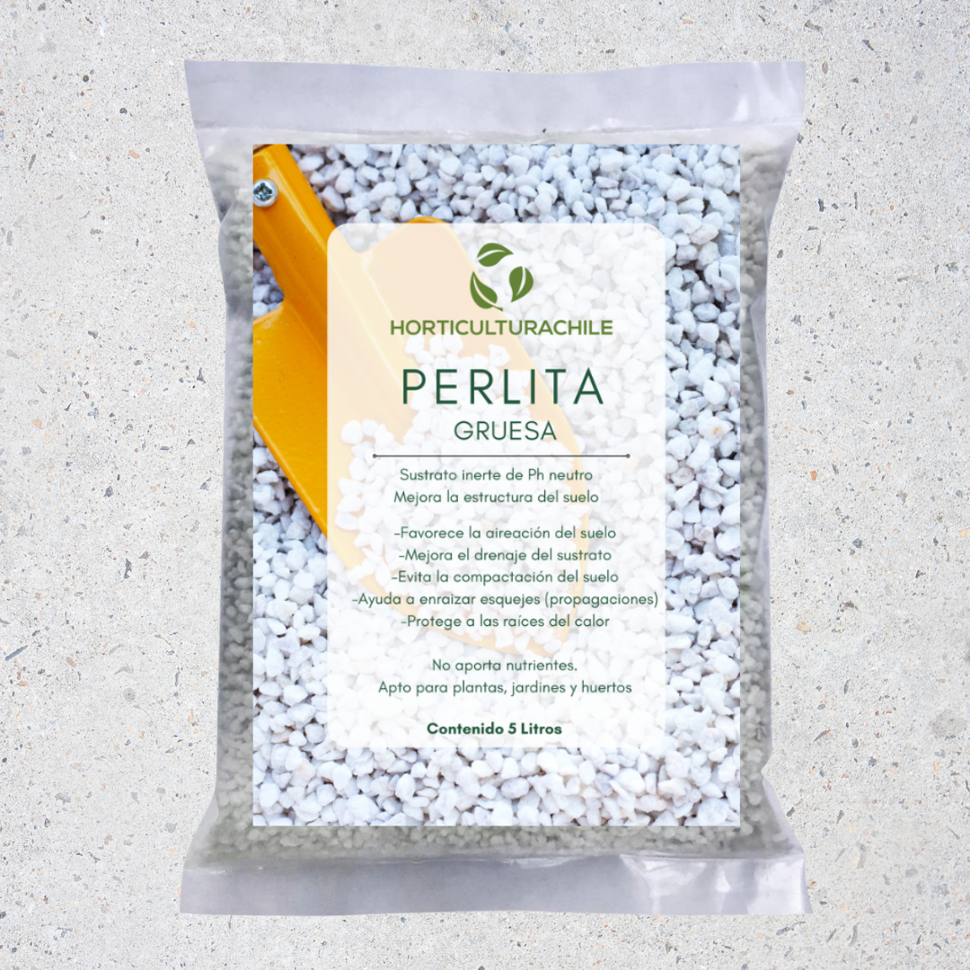 Perlita Gruesa Premium para Sustratos y Cultivos – 5 y 10 L