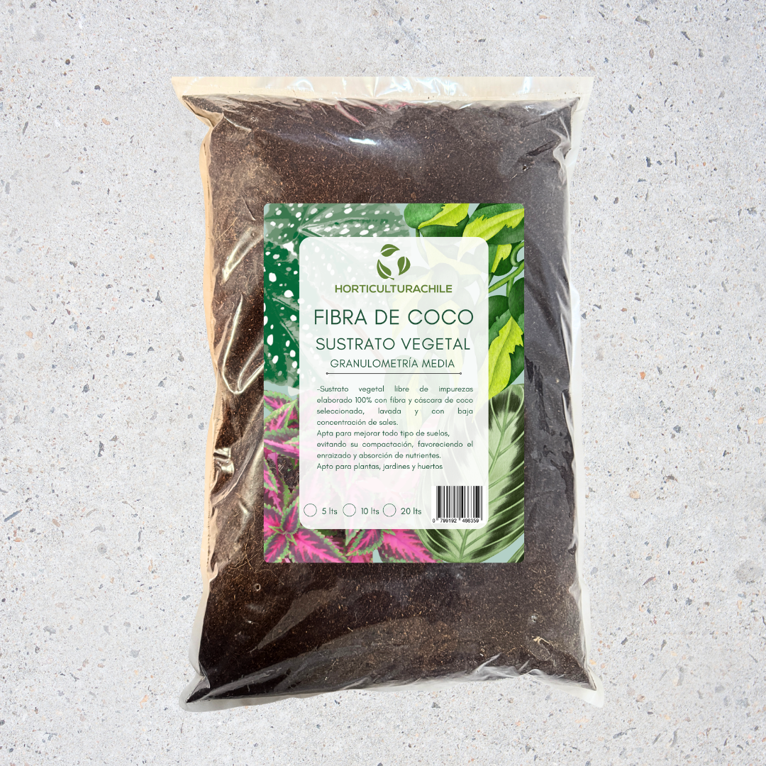 Fibra de Coco Fina Hidratada – Sustrato Natural 5 y 10 L