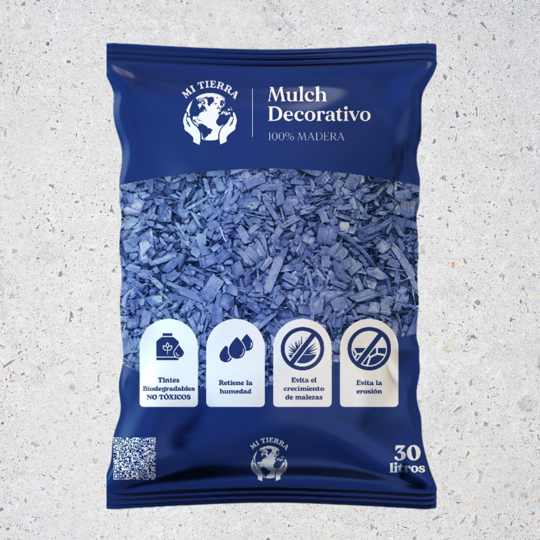 Mulch de Pino Ecológico 30 Litros – Colores para Jardín
