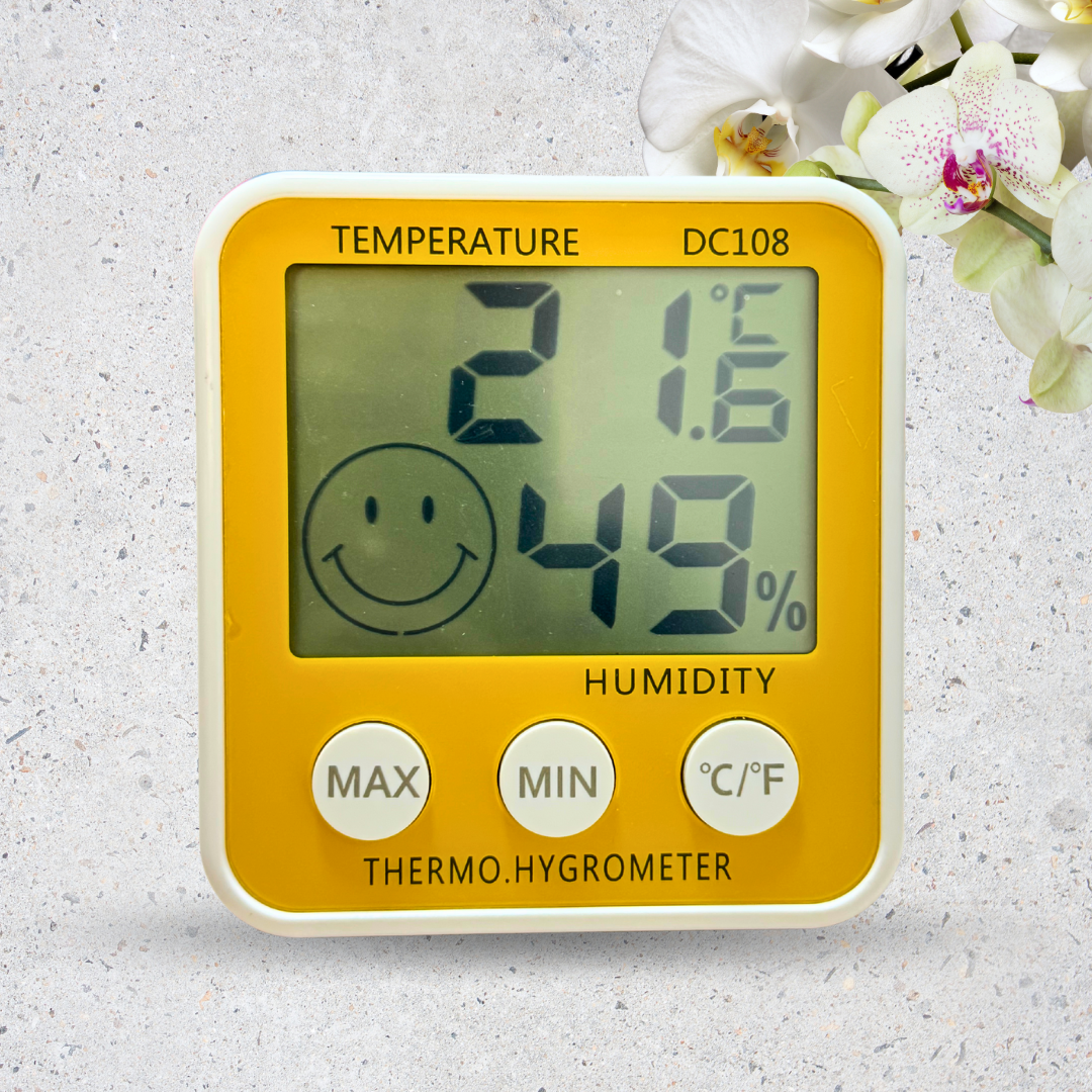 Medidor de temperatura y humedad digital varios colores - Termohigrómetro