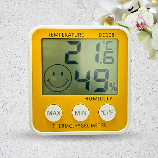 Medidor de temperatura y humedad digital varios colores - Termohigrómetro