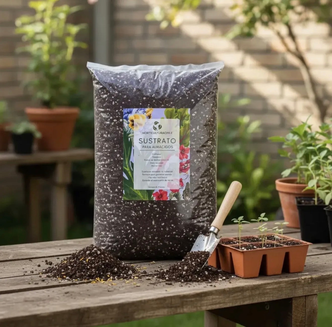 Sustrato Premium para Almácigos – Germinación y Crecimiento de Plantas