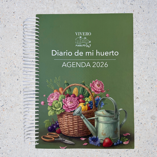 Agenda 2026 “Diario de mi Huerto” | Planificador y Diario de Jardinería y Huerto