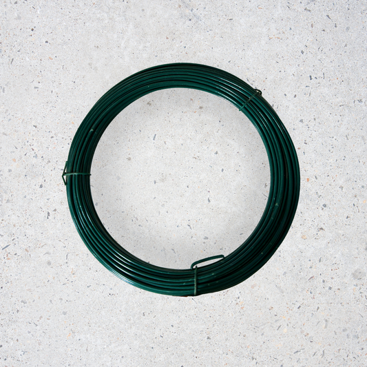 Alambre Forrado en PVC Verde 2.0 mm – 18 Metros para Jardinería y Plantas