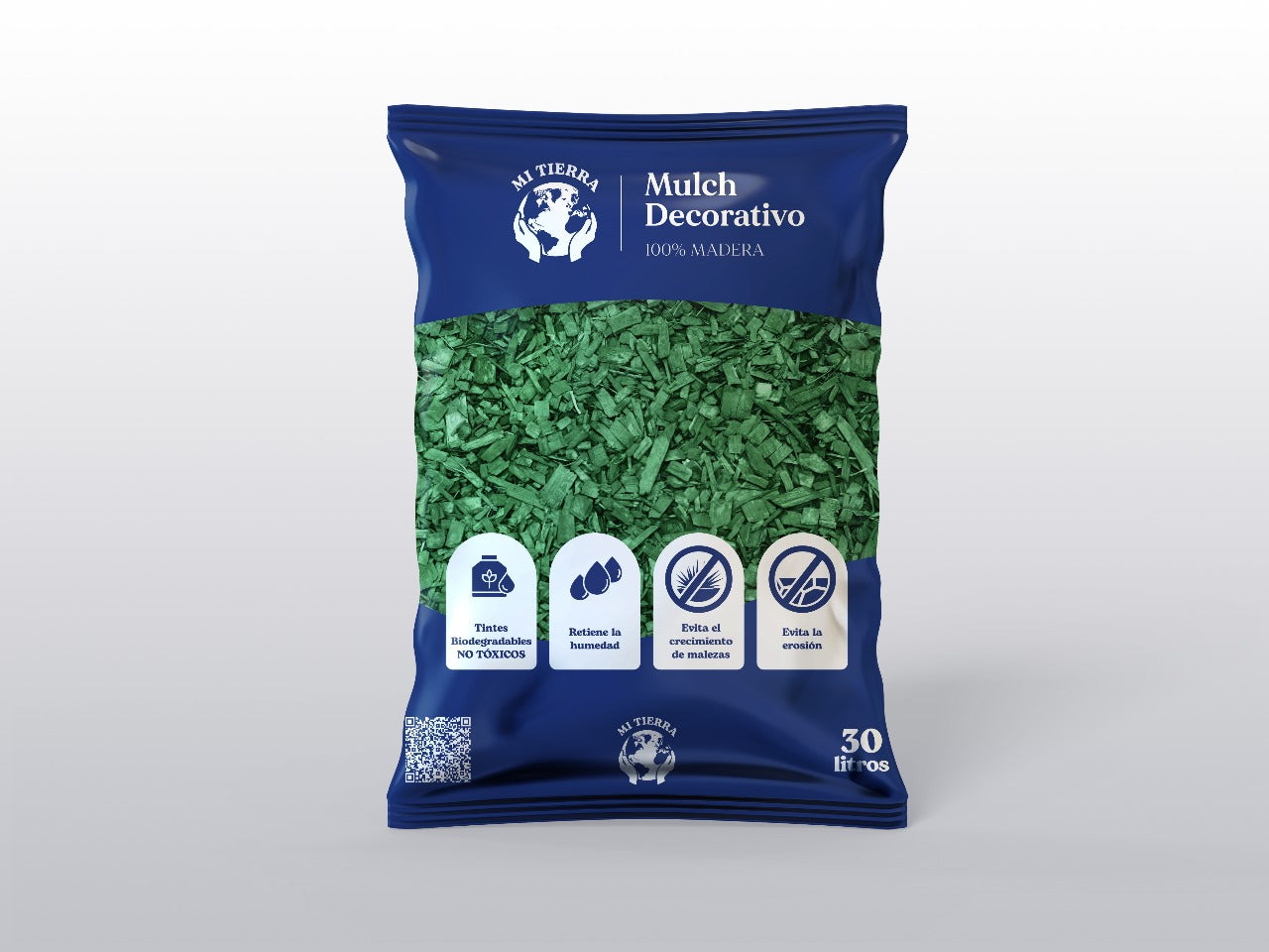 Mulch de Pino Ecológico 30 Litros – Colores para Jardín