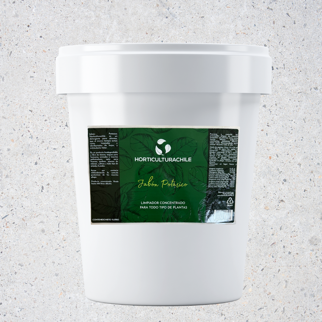 Jabón Potásico Concentrado para Plantas y Huertos | Horticulturachile (5L, 10L y 20L)